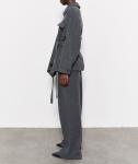 EUDON CHOI, Ottilie Jacket, M, Charcoal