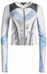 KATE BARTON, Illusion print long sleeve Top, 4, White
