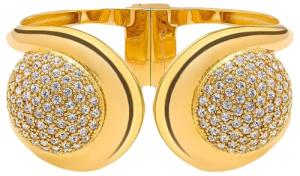 Oscar De La Renta, Pavé Domed Cuff Bracelet, Crystal