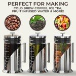 Cafe Du Chateau Stainless Steel Cold Brew Maker