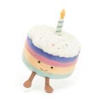 Jellycat Rainbow Birthday Cake Stuffed Toy 6inches