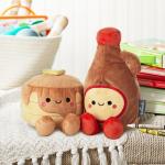 Hallmark Pancakes and Syrup Magnetic Plush Toys