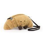 Jellycat Croissant Plush Crossbody Bag, 10.5 Inches