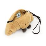 Jellycat Croissant Plush Crossbody Bag, 10.5 Inches