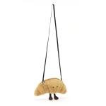 Jellycat Croissant Plush Crossbody Bag, 10.5 Inches