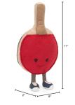 Jellycat Table Tennis Paddle Plush Toy, 11 inches
