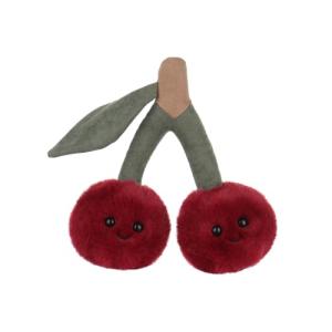 Cute Apricot Lamb Cherry Plush Toy for Kids