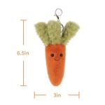 Cute Apricot Lamb Keychain Plush Toy Charm