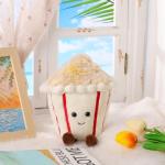 Apricot Lamb Popcorn Plush Toy for Kids