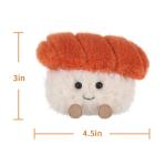 Apricot Lamb Sushi Plush Toy for Kids