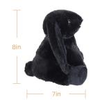 Black Apricot Lamb Plush Bunny Rabbit Toy