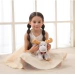 Gray Reindeer Plush Toy - Soft Cuddly Friend