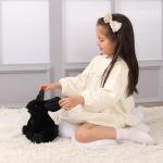 Black Apricot Lamb Plush Bunny Rabbit Toy