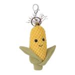 Cute Apricot Lamb Plushie Bag Charm Keychain