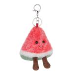 Cute Apricot Lamb Watermelon Plush Keychain Toy