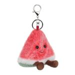 Cute Apricot Lamb Watermelon Plush Keychain Toy