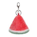 Cute Apricot Lamb Watermelon Plush Keychain Toy
