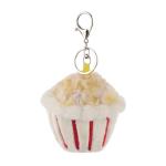 Cute Apricot Lamb Popcorn Plush Keychain Toy