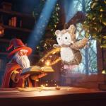 Soft Cuddly Brown Owl Plush Toy - 9.5 Inches