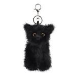 Cute Apricot Lamb Plush Keychain for Kids