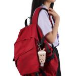 Cute Apricot Lamb Boba Tea Plush Keychain