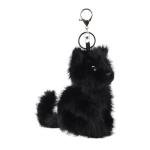 Cute Apricot Lamb Plush Keychain for Kids