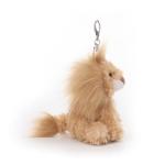 Yellow Lion Plush Keychain for Kids' Bags