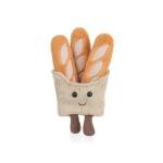 Apricot Lamb Plush Baguette Stuffed Toy ш