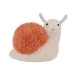 Fluffy Apricot Lamb Snail Plush Toy for Kids