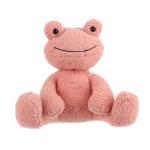 Soft Velvet Apricot Lamb Frog Plush Toy 8.5