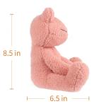 Soft Velvet Apricot Lamb Frog Plush Toy 8.5