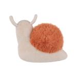 Fluffy Apricot Lamb Snail Plush Toy for Kids