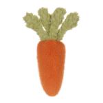 Apricot Lamb Plush Toy with Stuffed Carrot