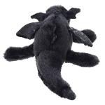 Cute Fluffy Apricot Lying Dragon Plush Toy