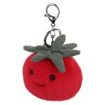 Cute Apricot Lamb Tomato Plush Keychain for Kids