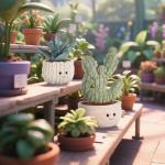 Apricot Lamb Aloe Plant Plush Toy for Kids