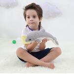Cuddly Gray Dolphin Plush Toy for Kids