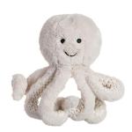 Beige Octopus Plush Toy - Soft Sea Animal