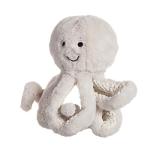 Beige Octopus Plush Toy - Soft Sea Animal