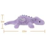 Purple Lying Dragon Plush Stuffed Animal 15 Inches