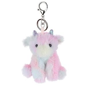 Colorful Dragon Plush Keychain for Kids