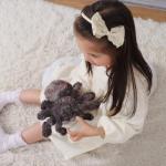 Cuddly Black Apricot Lamb Plush Toy Spider