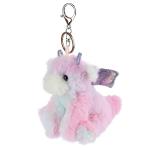 Colorful Dragon Plush Keychain for Kids