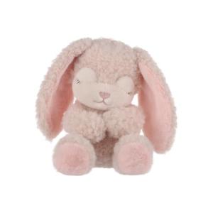 Fluffy Apricot Lamb Sleeping Bunny Plush Toy