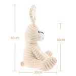 Apricot Corduroy Bunny Plush Stuffed Animal 12 Inches