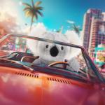 Soft Gray Koala Plush Toy - 12 Inches Cuddly