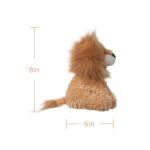 Yellow Lion Plush Toy - 8 Inch Cuddly Friend