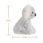 Soft Gray Koala Plush Toy - 12 Inches Cuddly