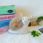 Apricot Lazy Snail Plush Toy for Kids