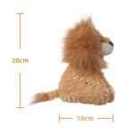 Yellow Lion Plush Toy - 8 Inch Cuddly Friend